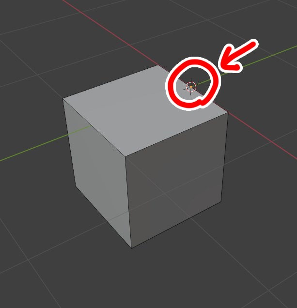 斜面として使うための立方体の3Dモデル
