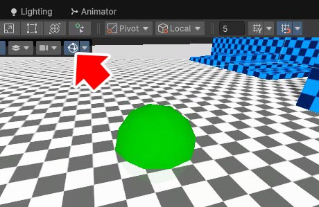 GizmosのON/OFFを切り替える方法