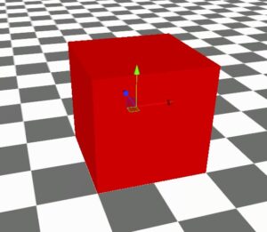 Gizmos.DrawCubeで立方体のギズモを描画した例