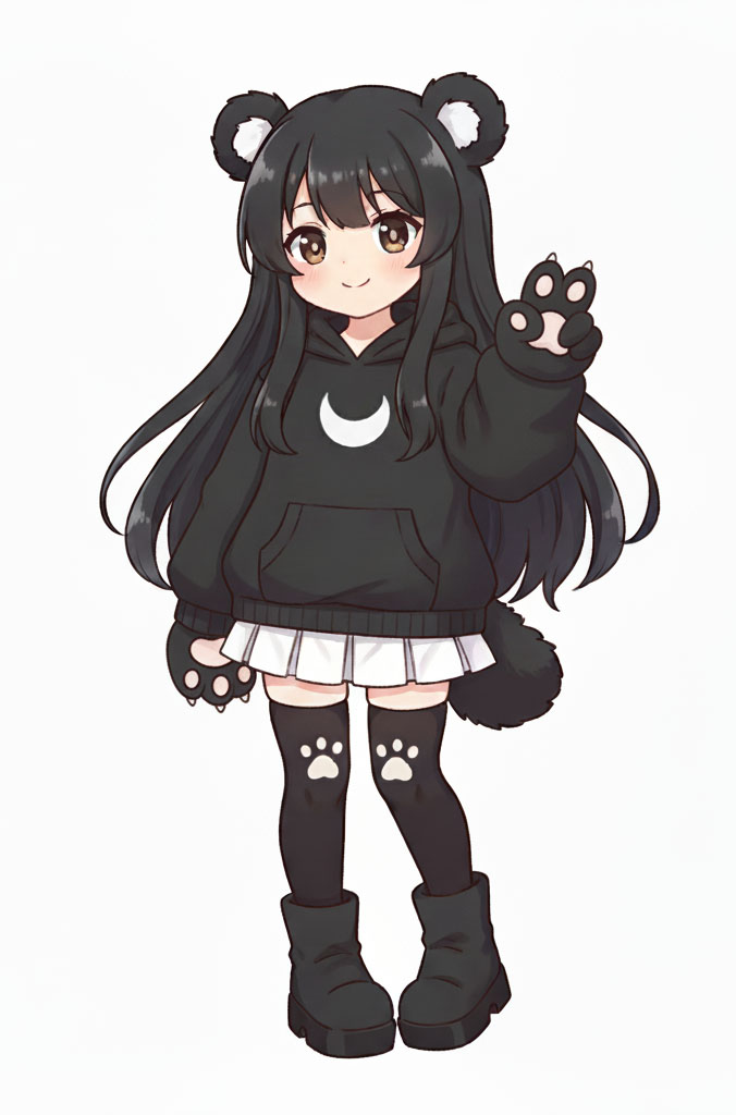 Geminiで生成した女の子のキャラクター