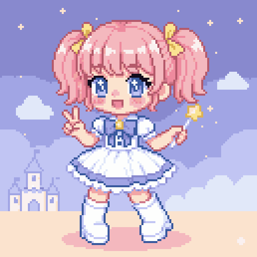 Pixel Snapperで変換したドットイラストの例2