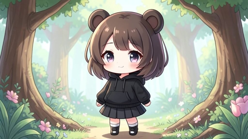 FLUX.2 [klein]で生成したちびキャラの画像