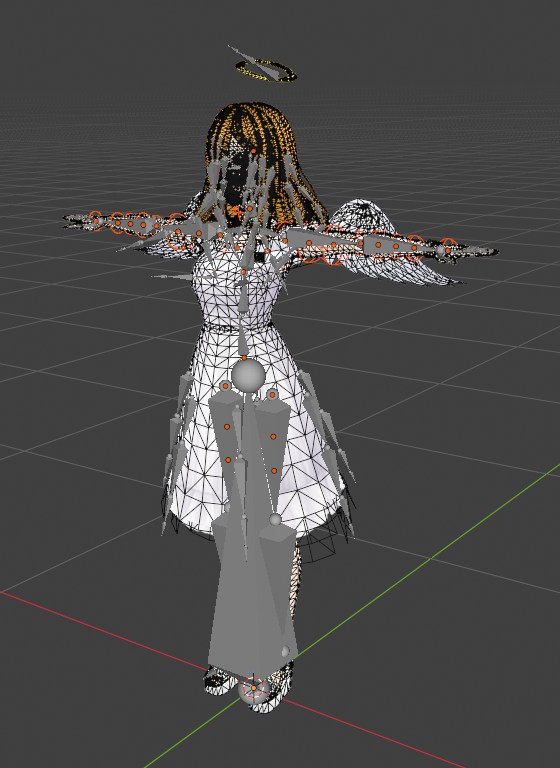 インポートしたVRMモデルの例