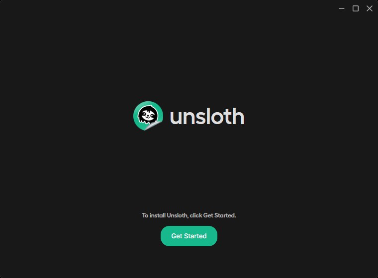 Unsloth Desktop インストール方法(1)