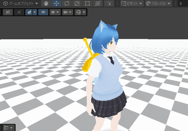 Unity 抜刀・納刀の実装例