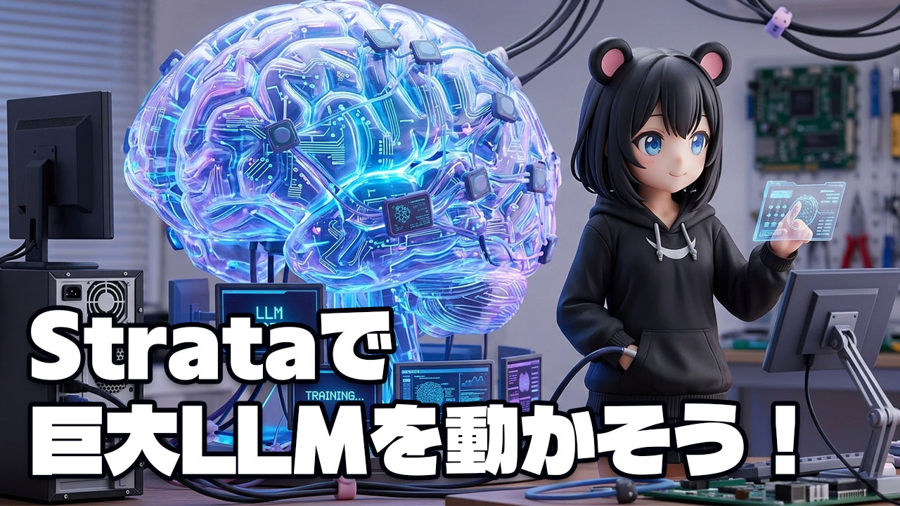 Strataで巨大LLMを動かそう！